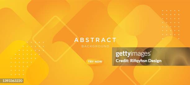 abstrakter geometrischer hintergrund mit orangefarbenem und gelbem farbverlauf. moderner futuristischer hintergrund. kann für landing page, buchcover, broschüren, flyer, zeitschriften, alle brandings, banner, header, präsentationen und hintergrundbilder - hintergrund orange stock-grafiken, -clipart, -cartoons und -symbole