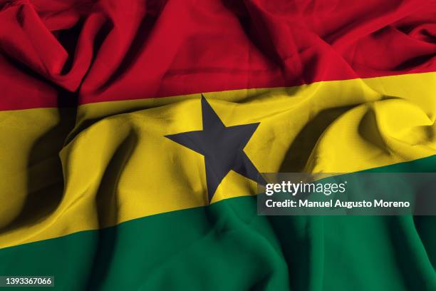 flag of ghana - ghana stock pictures, royalty-free photos & images