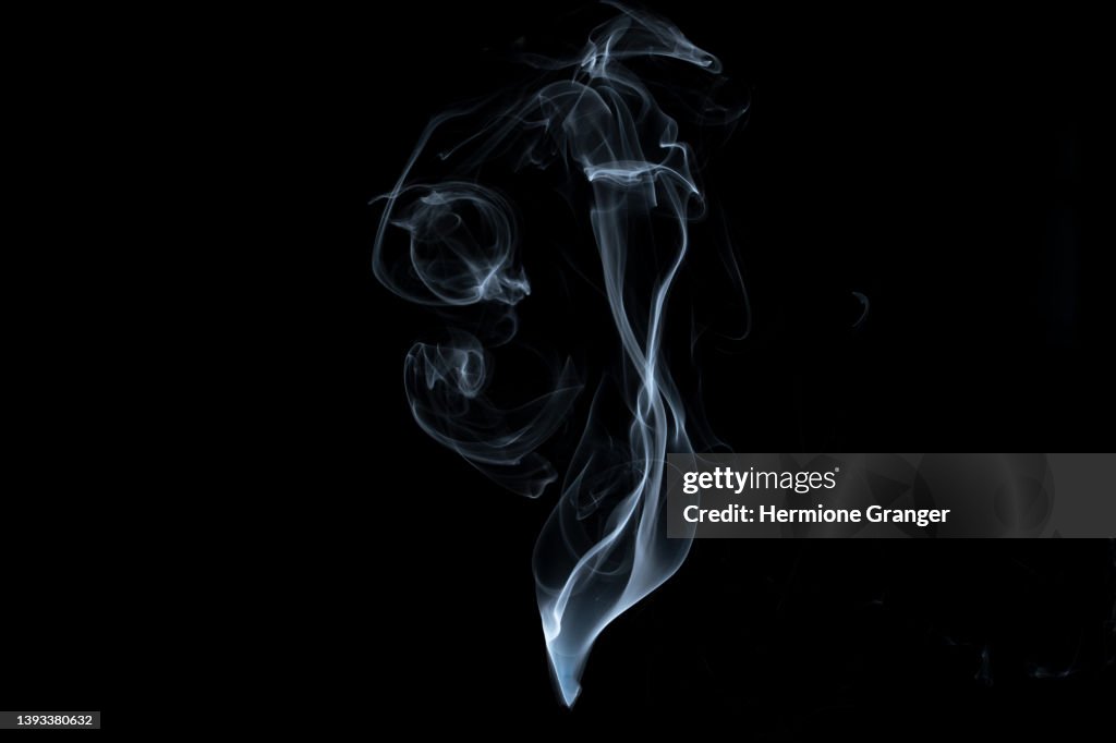Smoke white background