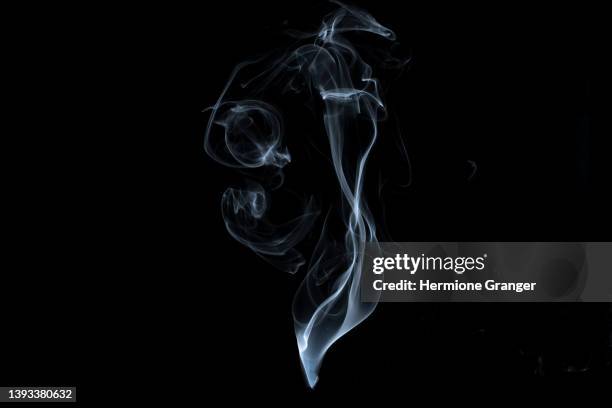 smoke white background - 煙 ストックフォトと画像