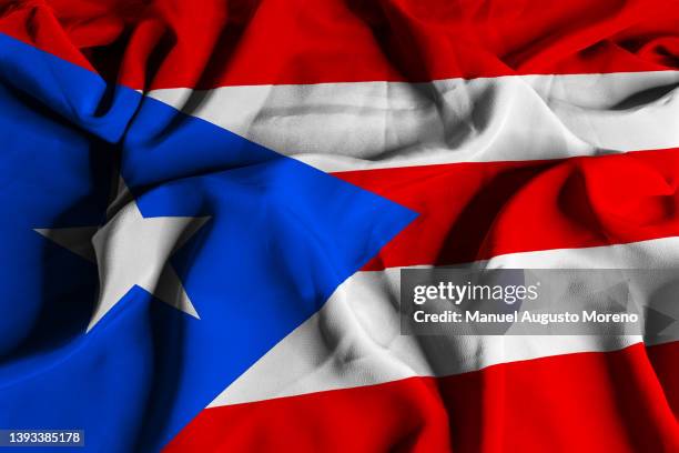 flag of puerto rico - national puerto rican day parade stock pictures, royalty-free photos & images