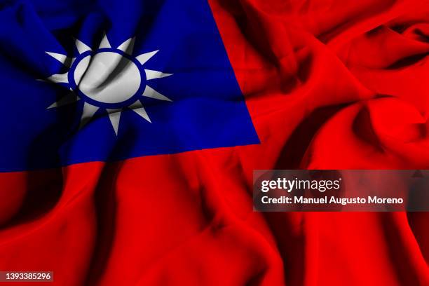 flag of taiwan (republic of china) - bandeira de taiwan - fotografias e filmes do acervo