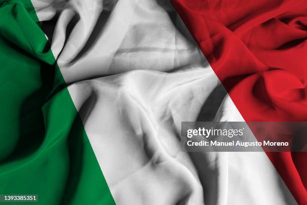 flag of italy - italian flag stockfoto's en -beelden