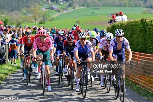 Neilson Powless of United States and Team EF Education - Easypost, Daniel Felipe Martinez Poveda of Colombia and Team INEOS Grenadiers, Remco...