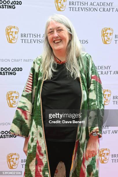 Mary Beard attends The British Academy Television Craft Awards at The Brewery on April 24, 2022 in London, England.