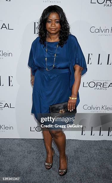 Octavia Spencer arrives as ELLE Honors Hollywood+s Most Esteemed Women in the 18th Annual Women in Hollywood Tribute at The Four Seasons Beverly...