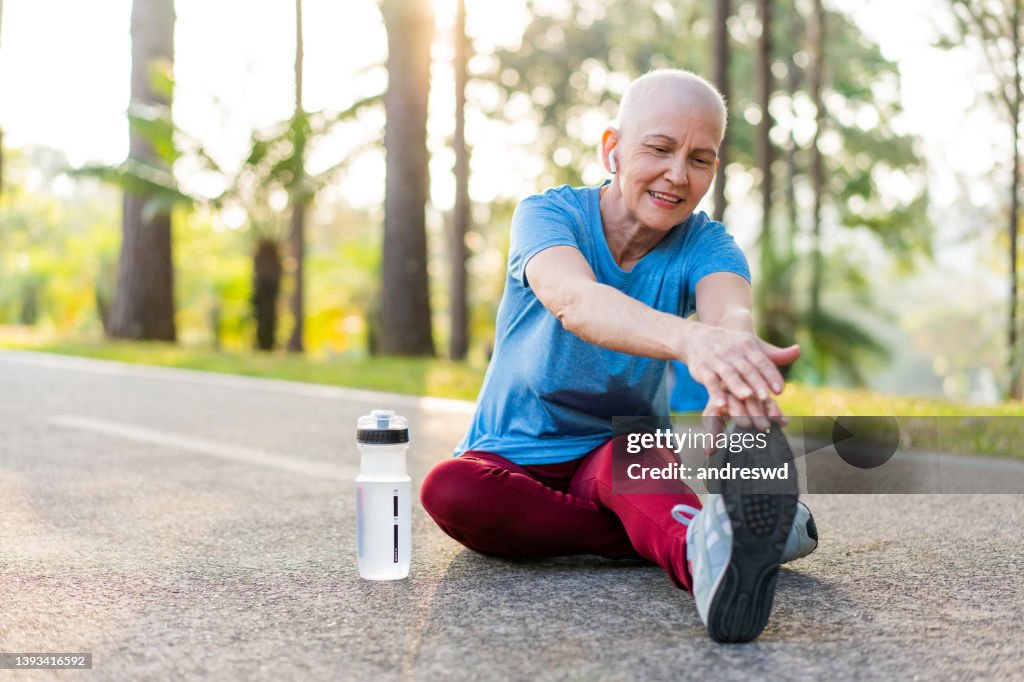 Cancer patient woman