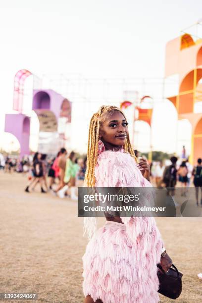 Festival goer attend the 2022 Coachella Valley Music and Arts Festival on April 23, 2022 in Indio, California.