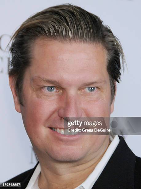 Mark Badgley arrives at the opening of the new Badgley Mischka flagship store on Rodeo Drive on March 2, 2011 in Beverly Hills, California.