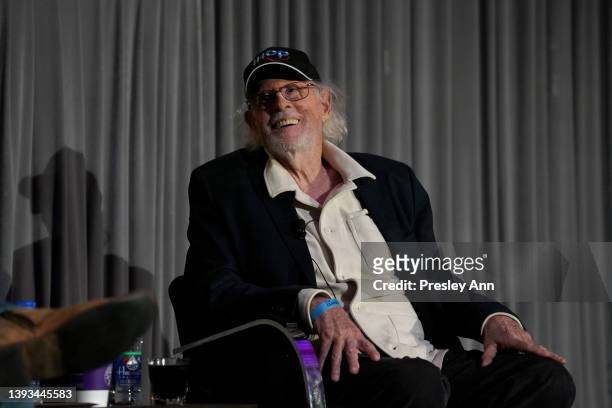 Bruce Dern attends a conversation with Bruce Dern during the 2022 TCM Classic Film Festival at Club TCM at The Hollywood Roosevelt on April 22, 2022...