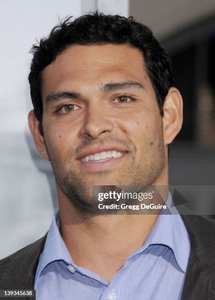 Mark Sanchez, quarterback of the NY Jets, arrives at the Los Angeles Premiere of "The Hangover Part II" at the Grauman's Chinese Theatre on May 19,...