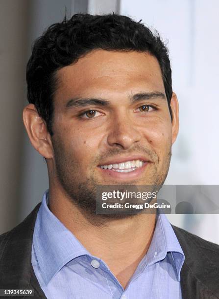 Mark Sanchez, quarterback of the NY Jets, arrives at the Los Angeles Premiere of "The Hangover Part II" at the Grauman's Chinese Theatre on May 19,...