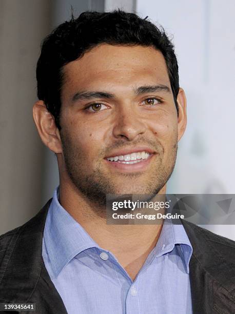 Mark Sanchez, quarterback of the NY Jets, arrives at the Los Angeles Premiere of "The Hangover Part II" at the Grauman's Chinese Theatre on May 19,...