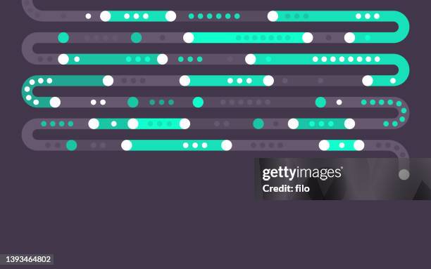 ilustrações de stock, clip art, desenhos animados e ícones de connection process program abstract motion machine system - correia transportadora