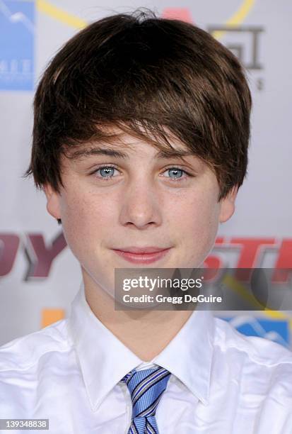 Sterling Beaumon arrives at "Astro Boy" Los Angeles Premiere at the Grauman's Chinese Theater on October 19, 2009 in Hollywood, California.