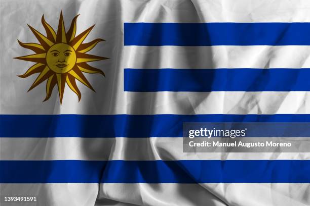 flag of uruguay - uruguay flag stock pictures, royalty-free photos & images