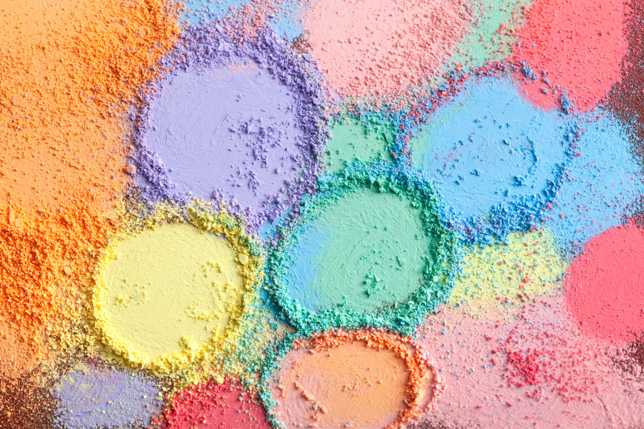 pastel makeup