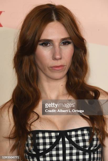 Zosia Mamet arrives for The Los Angeles Season 2 Premiere Of HBO Max Original Series "The Flight Attendant" at Pacific Design Center on April 12,...