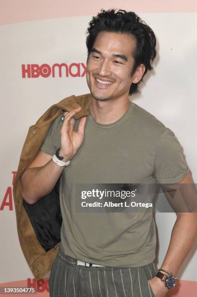 Tony Chung arrives for The Los Angeles Season 2 Premiere Of HBO Max Original Series "The Flight Attendant" at Pacific Design Center on April 12, 2022...