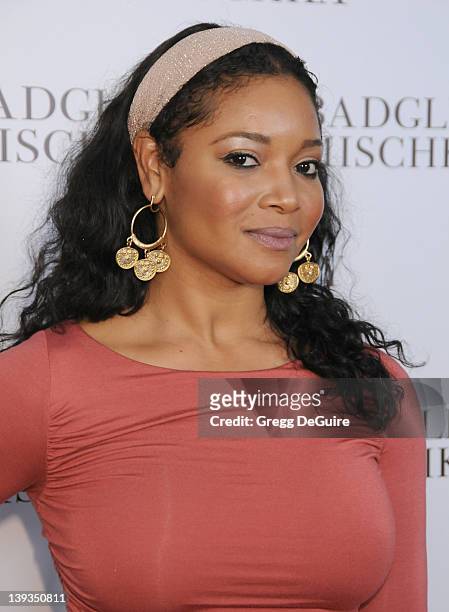 Tamala Jones arrives at the opening of the new Badgley Mischka flagship store on Rodeo Drive on March 2, 2011 in Beverly Hills, California.