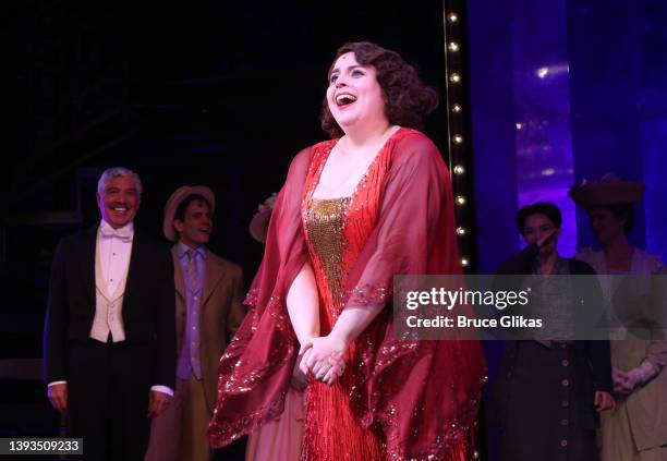 Beanie Feldstein as "Fanny Brice" during the opening night curtain call for the musical "Funny Girl" on Broadway at The August Wilson Theatre on...