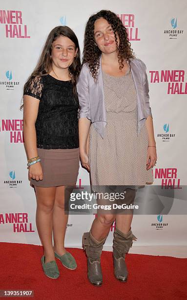 Tatiana von Furstenberg and daughter Antonia Steinberg arrive at the Los Angeles Premiere of "Tanner Hall" at The Vista Theater on September 6, 2011...
