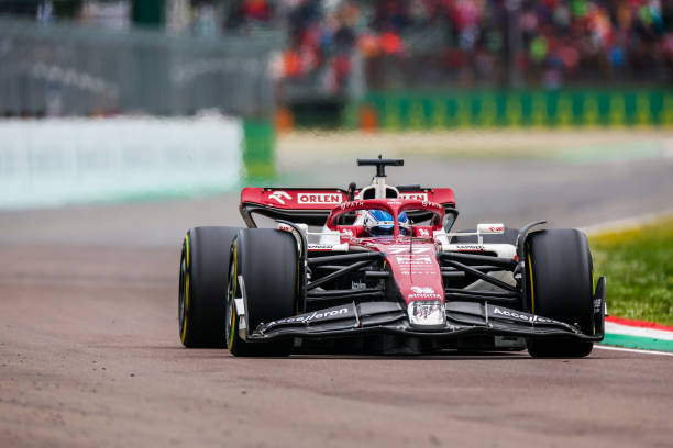 F1 Grand Prix of Emilia RomagnaIMOLA, ITALY - APRIL 24: Valterri Bottas of Alfa Romeo and Finland during the F1 Grand Prix of Emilia Romagna at Autodromo Enzo e Dino Ferrari on April 24, 2022 in Imola, Italy.