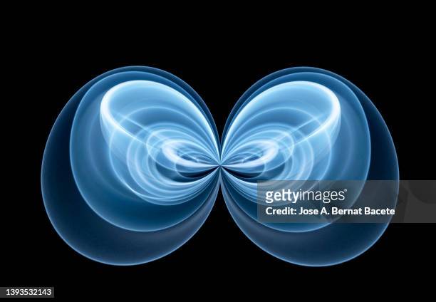 abstract background, elliptical sphere of smoke on a black background. - translucent stock pictures, royalty-free photos & images