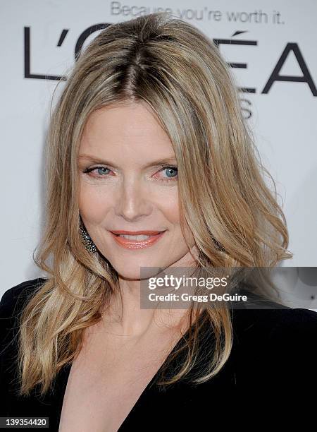 Michelle Pfeiffer arrives as ELLE Honors Hollywood+s Most Esteemed Women in the 18th Annual Women in Hollywood Tribute at The Four Seasons Beverly...