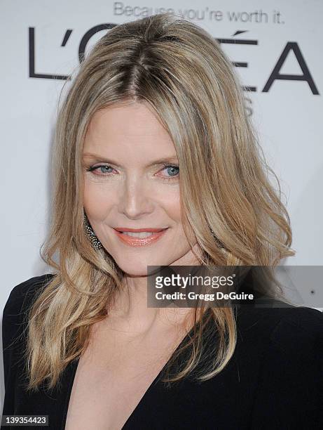 Michelle Pfeiffer arrives as ELLE Honors Hollywood+s Most Esteemed Women in the 18th Annual Women in Hollywood Tribute at The Four Seasons Beverly...