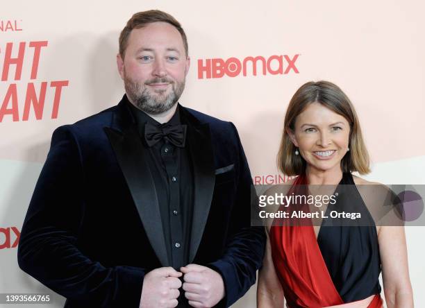 Steve Yockey and Natalie Chaidez arrive for The Los Angeles Season 2 Premiere Of HBO Max Original Series "The Flight Attendant" at Pacific Design...