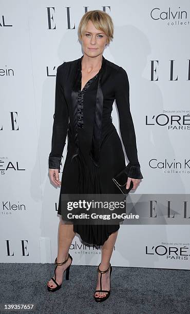 Robin Wright arrives as ELLE Honors Hollywood+s Most Esteemed Women in the 18th Annual Women in Hollywood Tribute at The Four Seasons Beverly Hills...