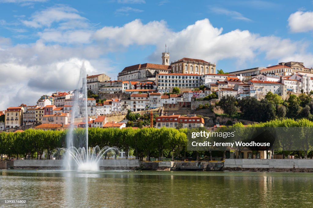 View of the Historic Center and the University across the Mondego River