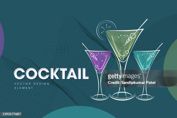 gin und tonic cocktail mit limettenkeil. - cocktail gin stock-grafiken, -clipart, -cartoons und -symbole