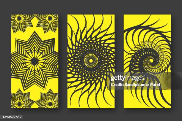 luxury mandala bundle, mandala set - islam abstract stock illustrations