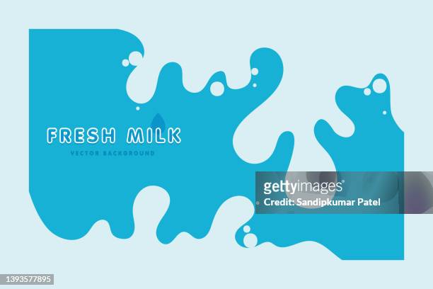 stockillustraties, clipart, cartoons en iconen met the original concept poster to advertise milk - melk