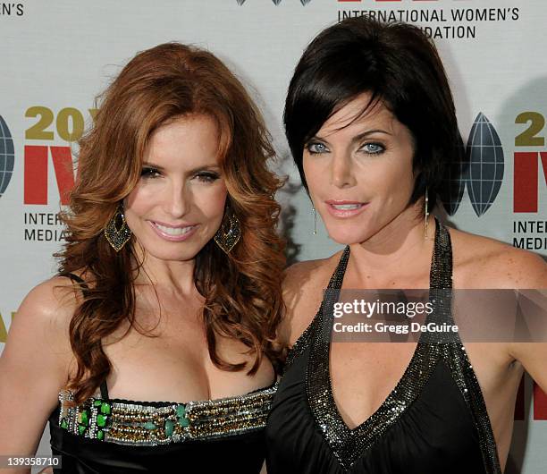 Tracey E. Bregman and Lesli Kay arrive at The International Women's Media Foundation's 2010 Courage in Journalism Awards held at the Beverly Hills...