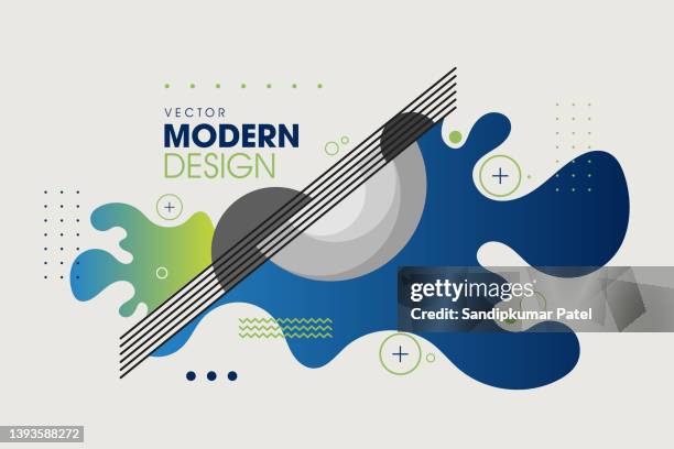 poster with dynamic waves. vector illustration in minimal style. abstract background. - ameba stock illustrations