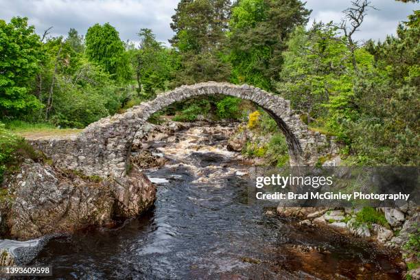 the pack horse bridge in scotland - パックホースブリッジ ストックフォトと画像