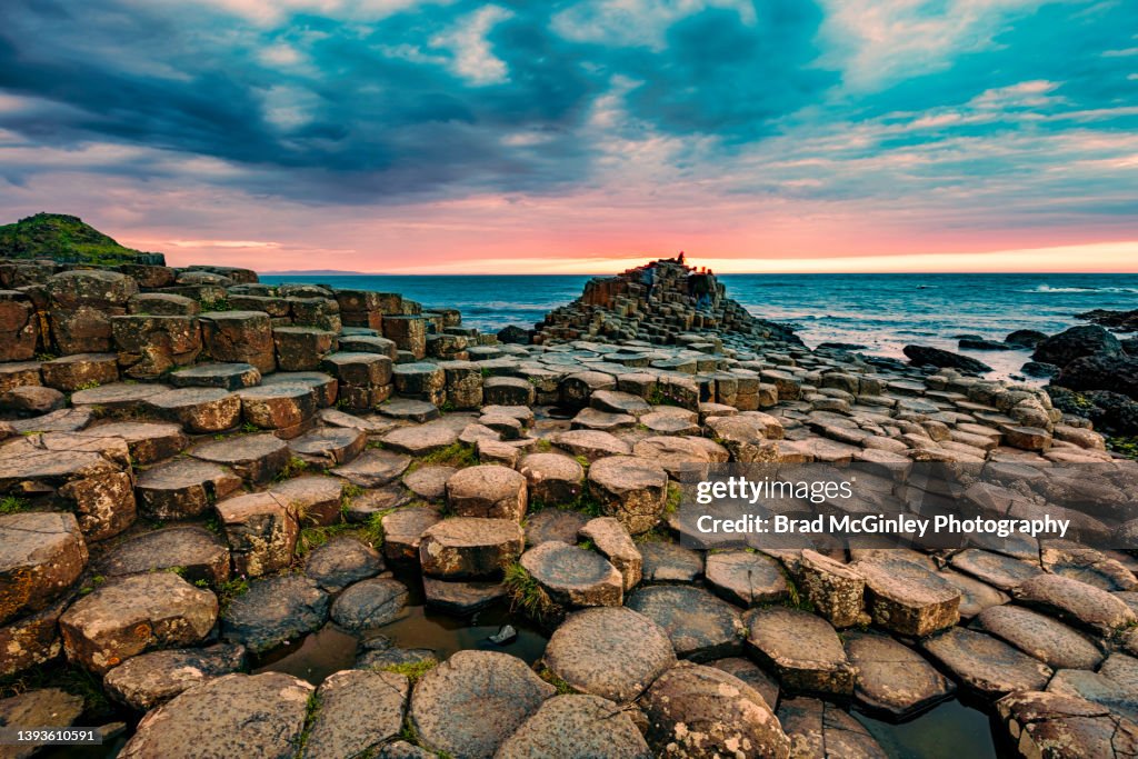 Giant's Causeway sunset