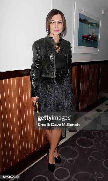 Ella Krasner attends the Vivienne Westwood aftershow dinner at Kitchen Joel Antunes at Embassy Mayfair during London Fashion Week Autumn/Winter 2012...