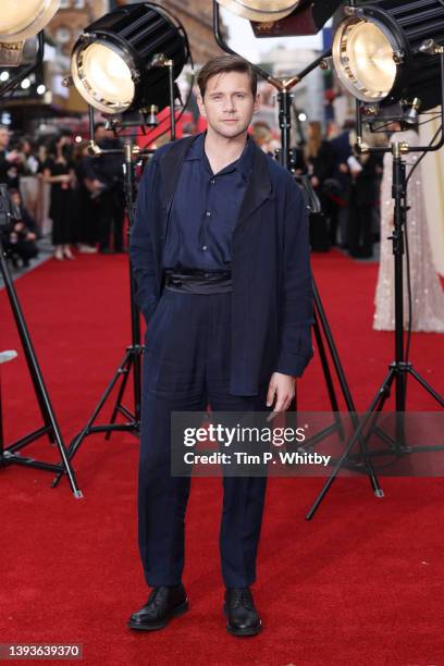 Allen Leech attends the world premiere of "Downton Abbey: A New Era" at Cineworld Leicester Square on April 25, 2022 in London, England.
