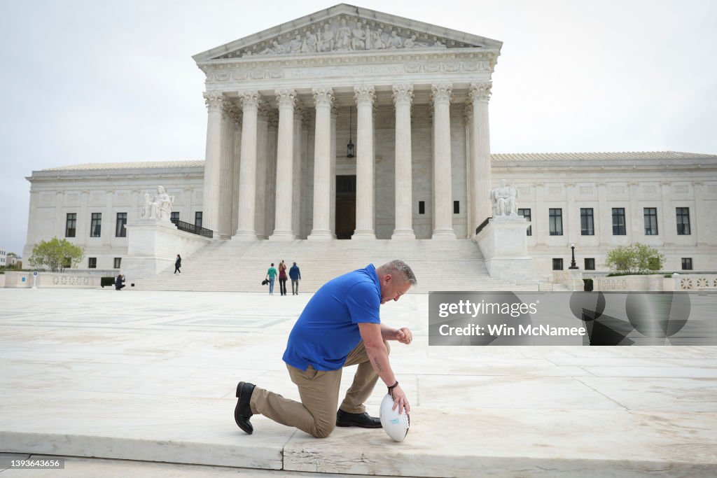 Christians Gather At Supreme Court To Pray As Bremerton Case Is Heard