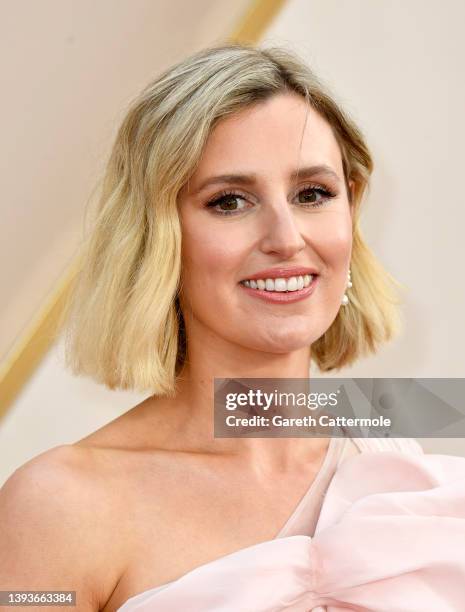 Laura Carmichael attends the world premiere of "Downton Abbey: A New Era" at Cineworld Leicester Square on April 25, 2022 in London, England.