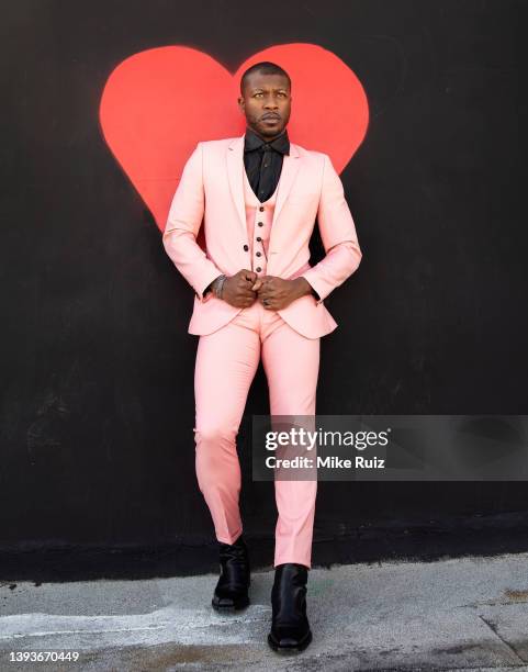 Actor Edwin Hodge is photographed for Photobook Magazine on May 15, 2021 in Los Angeles, California. PUBLISHED IMAGE.