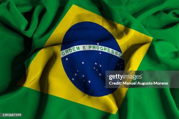 flag of brazil - brazil flag stock pictures, royalty-free photos & images