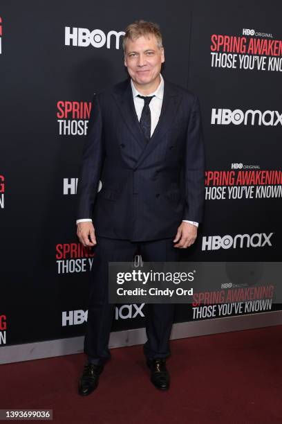 Holt McCallany attends the premiere of "Spring Awakening: Those You've Known" at Florence Gould Hall on April 25, 2022 in New York City.