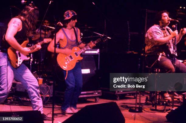 American guitarist Chan Kinchla, American guitarist Eric Schenkman of the Spin Doctors and American harmonicist and guitarist John Popper, of Blues...