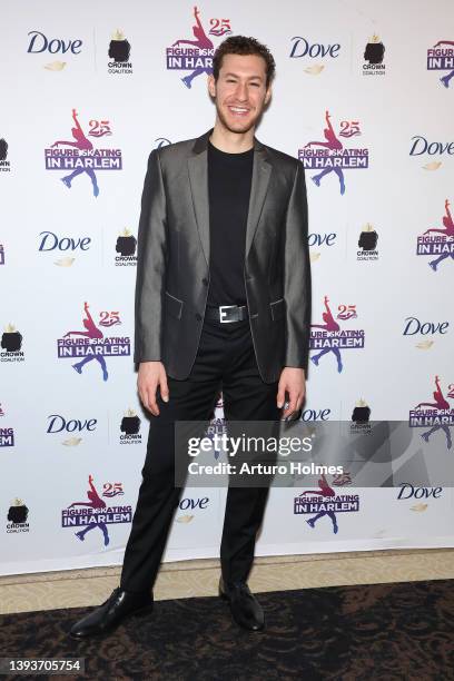 Figure skater Jason Brown attends the Figure Skating in Harlem 25th Anniversary Gala at Gotham Hall on April 25, 2022 in New York City.