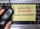 Employee Retention using means of rewards and motivational support.